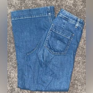 GAP wide legged jeans